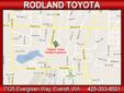 .
2012 Toyota Tacoma 4WD LB V6 AT (Natl)
$33467
Call 425-344-3297
Rodland Toyota
425-344-3297
7125 Evergreen Way,
Everett, WA 98203
4 WHEEL DRIVE, 4.0L V6 AUTOMATIC TRANSMISSION, DOUBLE CAB, with ONLY 8K IN MILES. The Tacoma was named "Most Dependable