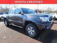 2012 Toyota Tacoma DBL CAB 4WD V6 4WD - $27,999
$$ Priced Below the Market $$ Looks Fantastic! Certified! Carfax One Owner! This near new Toyota Tacoma DBL CAB 4WD V6 4WD has a great looking Gray exterior and a Gray interior! Our pricing is very