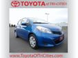 Summit Auto Group Northwest
Call Now: (888) 219 - 5831
2012 Toyota Yaris 5-door
Â Â Â  
Â Â 
Vehicle Comments:
Sale price plus tax, license and $150 documentation fee.Â  Price is subject to change.Â  Vehicle is one only and subject to prior sale.
Internet Price