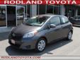 Â .
Â 
2012 Toyota Yaris L 3-Door AT
$17430
Call 425-344-3297
Rodland Toyota
425-344-3297
7125 Evergreen Way,
Everett, WA 98203
***2012 Toyota Yaris HATCHBACK*** ONE OWNER LIKE NEW, CORPORATE VEHICLE, and ALL SERVICE RECORDS. TOYOTA has won more TOP QUALITY