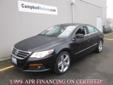 Campbell Nelson Nissan VW
2012 Volkswagen CC Pre-Owned
Stock No
CV2027
Mileage
14138
Year
2012
Transmission
Automatic
Exterior Color
Black
Condition
Used
Body type
Sport Sedan Cert
Make
Volkswagen
Engine
2.0L I4 DOHC 16V TURBO
Model
CC
VIN