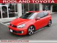 .
2012 Volkswagen GTI DSG w/Sunroof & Navi
$24614
Call (425) 344-3297
Rodland Toyota
(425) 344-3297
7125 Evergreen Way,
Everett, WA 98203
ONE OWNER!! AUTOMATIC TRANSMISSION, NAVIGATION SYSTEM, POWER SUNROOF, and ALLOY WHEELS. 31 HWY MPG. EXTRA LOW MILES!