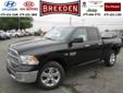Price: $41370
Model: 1500
Color: Black Clearcoat
Year: 2013
Mileage: 19
Breeden's has a fantastic selection of new Kia, Hyundai, Dodge, Ram, Chrysler and Jeep vehicles, give a look and remember if we don't have it we will be glad to find it for you.