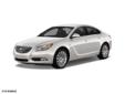 2013 Buick Regal Premium 1 - $18,996
Heated Front Bucket Seats, Leather-Appointed Seat Trim, Radio: Am/Fm Stereo W/Mp3 Cd Player, Siriusxm Satellite Radio, 4-Wheel Disc Brakes, Air Conditioning, Electronic Stability Control, Front Bucket Seats, Front