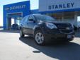 .
2013 Chevrolet Equinox FWD 4dr LS
$25315
Call (254) 236-6577 ext. 14
Stanley Chevrolet Buick Marlin
(254) 236-6577 ext. 14
1635 N. Hwy 6 Bypass,
Marlin, TX 76661
LS trim, Black exterior and Jet Black interior. Onboard Communications System, Aluminum