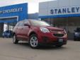 .
2013 Chevrolet Equinox FWD 4dr LT w/1LT
$27580
Call (254) 236-6577 ext. 48
Stanley Chevrolet Buick Marlin
(254) 236-6577 ext. 48
1635 N. Hwy 6 Bypass,
Marlin, TX 76661
EPA 32 MPG Hwy/22 MPG City! Crystal Red Tintcoat exterior and Jet Black interior, LT