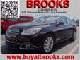 Price: $24995
Make: Chevrolet
Model: Malibu
Color: Black
Year: 2013
Mileage: 26158
Check out this Black 2013 Chevrolet Malibu 1LZ with 26,158 miles. It is being listed in Thomasville, AL on EasyAutoSales.com.
Source: