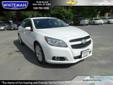 .
2013 Chevrolet Malibu LT Sedan 4D
$17500
Call (518) 291-5578 ext. 34
Whiteman Chevrolet
(518) 291-5578 ext. 34
79-89 Dix Avenue,
Glens Falls, NY 12801
One Owner, Clean Carfax! Deluxe d??cor. Thoughtful amenities. Striking exterior. All are phrases that