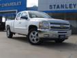 .
2013 Chevrolet Silverado 1500 2WD Ext Cab 143.5 LT
$34705
Call (254) 236-6577 ext. 76
Stanley Chevrolet Buick Marlin
(254) 236-6577 ext. 76
1635 N. Hwy 6 Bypass,
Marlin, TX 76661
LT trim, Summit White exterior and Light Cashmere/Dark Cashmere interior.