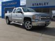 .
2013 Chevrolet Silverado 1500 2WD Ext Cab 143.5 LT
$26351
Call (254) 236-6577 ext. 25
Stanley Chevrolet Buick Marlin
(254) 236-6577 ext. 25
1635 N. Hwy 6 Bypass,
Marlin, TX 76661
LT trim, Silver Ice Metallic exterior and Ebony interior. CD Player,