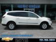 2013 Chevrolet Traverse LS - $23,595
More Details: http://www.autoshopper.com/used-trucks/2013_Chevrolet_Traverse_LS_Humboldt_TN-65961233.htm
Click Here for 15 more photos
Miles: 34897
Engine: 6 Cylinder
Stock #: 6405
Chuck Graves Chevrolet Inc