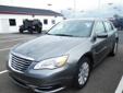 .
2013 Chrysler 200 Touring
$15988
Call (567) 207-3577 ext. 542
Buckeye Chrysler Dodge Jeep
(567) 207-3577 ext. 542
278 Mansfield Ave,
Shelby, OH 44875
Spotless!!! Own the road at every turn*** Chrysler CERTIFIED* Safety Features Include: ABS, Traction