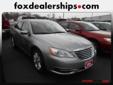 Price: $23100
Make: Chrysler
Model: 200
Color: Billet Silver Metallic
Year: 2013
Mileage: 0
Check out this Billet Silver Metallic 2013 Chrysler 200 Touring with 0 miles. It is being listed in Auburn, NY on EasyAutoSales.com.
Source: