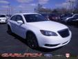 Price: $23507
Make: Chrysler
Model: 200
Color: White
Year: 2013
Mileage: 0
You will find that this 2013 Chrysler 200 has features that include an Auxiliary Audio Input, Automatic Climate Control, and an Auxiliary Power Outlet. This impressive vehicle also