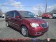 Price: $30115
Make: Chrysler
Model: Town & Country
Color: Red
Year: 2013
Mileage: 0
This 2013 Chrysler Town & Country is ready to go with features that include Hollywood along for the ride with a DVD Entertainment System, tear-resistant Leather Seats, and