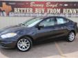 .
2013 Dodge Dart SXT
$15990
Call (806) 300-0531 ext. 432
Benny Boyd Lubbock Used
(806) 300-0531 ext. 432
5721-Frankford Ave,
Lubbock, Tx 79424
CARFAX 1 owner and buyback guarantee... Gas miser!!! 34 MPG Hwy* Ready for anything!!! This is the perfect,