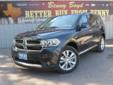 Â .
Â 
2013 Dodge Durango
$39995
Call (512) 948-3430 ext. 1810
Benny Boyd CDJ
(512) 948-3430 ext. 1810
You Will Save Thousands....,
Lampasas, TX 76550
Huge Power Sunroof w/Sun Shield. 3rd Row Seat Package.
Vehicle Price: 39995
Mileage: 1
Engine: Gas/Ethanol