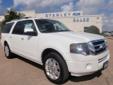 .
2013 Ford Expedition EL 2WD 4dr Limited
$55730
Call (254) 236-6578 ext. 291
Stanley Ford McGregor
(254) 236-6578 ext. 291
1280 E McGregor Dr ,
McGregor, TX 76657
3rd Row Seat, Heated/Cooled Leather Seats, NAV, DVD, Power Liftgate, Tow Hitch, Alloy