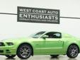 2013 Ford Mustang GT Premium
Vehicle Details
Year:
2013
VIN:
1ZVBP8CF5D5280670
Make:
Ford
Stock #:
5110
Model:
Mustang
Mileage:
3,063
Trim:
GT Premium
Exterior Color:
Gotta Have It Green Metallic Tri-coat
Engine:
8 Cylinder Engine
Interior Color:
Charcoal