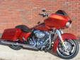 New 2013 Road Glide Custom, covered in brilliant, pinstriped Candy Orange finish.
M.S.R.P. Â  $21,799
The sharknose FLTRX performs tripple duty carving up the crooked two-lane, devouring endless miles of interstate, or as a badass street machine, without