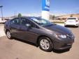 2013 Honda Civic LX - $12,751
Honda Certified! Your lucky day! Your quest for a gently used car is over. This terrific 2013 Honda Civic has only had one previous owner, with a great track record and a long life ahead of it. It's an amazingly fuel