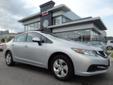 2013 Honda Civic LX Sedan 5-Speed AT - $12,495
***ONE OWNER***CARFAX AND AUTOCHECK CERTIFIED. STILL UNDER FACTORY WARRANTY. LOADED WITH POWER OPTIONS. RUNS GREAT, EXCELLENT CONDITION. BEST PRICES - BEST QUALITY...GUARANTEED!!!................., Abs