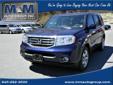 2013 Honda Pilot EX-L w/RES - $30,650
More Details: http://www.autoshopper.com/used-trucks/2013_Honda_Pilot_EX-L_w/RES_Liberty_NY-42771823.htm
Click Here for 15 more photos
Miles: 19915
Engine: 6 Cylinder
Stock #: PF406A
M&M Auto Group, Inc.
845-292-3500