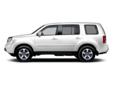 Price: $37483
Make: Honda
Model: Pilot
Color: White
Year: 2013
Mileage: 3
Sunroof, Heated Leather Seats, 3rd Row Seat, Satellite Radio, iPod/MP3 Input, Overhead Airbag, Tow Hitch, Alloy Wheels, Power Liftgate, Premium Sound System, Back-Up Camera, Rear