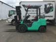 .
2013 Mitsubishi Forklift FG25N
$19750
Call (206) 800-7704 ext. 60
Washington Lift Truck
(206) 800-7704 ext. 60
700 S. Chicago St.,
Seattle, WA 98108
Q. Who uses these trucks? The 3 000 - 7 000 pound capacity IC pneumatic tire forklift truck remains a