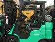 .
2013 Mitsubishi Forklift FGC25N
$18500
Call (206) 800-7704 ext. 83
Washington Lift Truck
(206) 800-7704 ext. 83
700 S. Chicago St.,
Seattle, WA 98108
Q. Who uses these forklifts? The 3 000 â 6 500 pound Capacity IC cushion tire forklift truck plays a