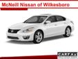 2013 Nissan Altima 3.5 SV - $19,864
Welcome to the all New McNeill Nissan of Wilkesboro. Emergency brake assistance add incredible luxury and value to this 2013 Nissan Altima. It has a 3.5 liter 6 Cylinder engine. It was owned once before, but this sedan