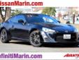 2013 Scion FR-S 2D Coupe
Nissan Marin
866-990-7357
511 Francisco Blvd East
San Rafael, CA 94901
Call us today at 866-990-7357
Or click the link to view more details on this vehicle!
http://www.carprices.com/AF2/vdp_bp/41308057.html
Price: $19,988.00