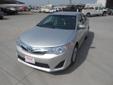 Price: $22152
Make: Toyota
Model: Camry
Color: Classic Silver
Year: 2013
Mileage: 10
Check out this Classic Silver 2013 Toyota Camry LE with 10 miles. It is being listed in Scottsbluff, NE on EasyAutoSales.com.
Source: