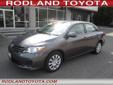 .
2013 Toyota Corolla LE
$18688
Call (425) 344-3297
Rodland Toyota
(425) 344-3297
7125 Evergreen Way,
Everett, WA 98203
ONE OWNER! CORPORATE VEHICLE includes ALL SERVICE RECORDS. GREAT GAS SAVER 26 CITY MPG and 34 HWY MPG. *** JUST ANNOUNCED! 1.9% FOR ALL