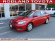 .
2013 Toyota Corolla LE
$18523
Call (425) 341-1789
Rodland Toyota
(425) 341-1789
7125 Evergreen Way,
Financing Options!, WA 98203
ONE OWNER! GREAT GAS SAVINGS! *** JUST ANNOUNCED! 1.9% FOR ALL CERTIFIED MODELS JULY 9, 2013 THROUGH SEPTEMBER 30, 2013. ON