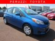 2013 Toyota Yaris LE FWD - $12,000
BLUETOOTH, HD RADIO, MP3 CD PLAYER, KEYLESS ENTRY, AND TIRE PRESSURE MONITORS. THIS YARIS IS CERTIFIED! CARFAX ONE OWNER! VALUE PRICED BELOW THE MARKET! This 2013 Toyota Yaris LE FWD has a sharp Blue exterior and a super