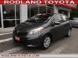 .
2013 Toyota Yaris Liftback Auto LE
$17513
Call (425) 341-1789
Rodland Toyota
(425) 341-1789
7125 Evergreen Way,
Financing Options!, WA 98203
ONE OWNER! CORPORATE VEHICLE ALL SERVICE RECORDS INCLUDED. ALL SERVICE WORK PERFORMED AT RODLAND TOYOTA. NEW