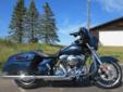 New 2014 Street Glide, in a brilliant Big Blue Pearl finish.
M.S.R.P. Â  $22,099
This Street Glide features H-D's Smart Security System, and these new upgrades and features for 2014:
NEW High Output Twin Cam 103 Engine
NEW Redesigned Batwing Fairing w/