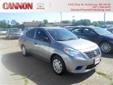 2014 Nissan Versa 1.6 S w/Cloth - $13,805
A real head turner!! This is the perfect do-it-all car that is guaranteed to amaze you with its versatility. Online Special on this limitless 1.6 S w/Cloth.. Gets Great Gas Mileage: 36 MPG Hwy. Safety equipment