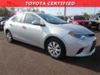 2014 Toyota Corolla LE - $17,200
Backup Camera, Bluetooth, MP3 CD Player, Automatic Headlights, Keyless Entry, and Tire Pressure Monitors -New Arrival- -Carfax One Owner- -Certified- This Classic Silver Metallic 2014 Toyota Corolla LE is priced to sell