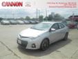 2014 Toyota Corolla S Plus - $23,444
1.8 liter inline 4 cylinder DOHC engine, 132 hp horsepower, 4 Doors, 4-wheel ABS brakes, Air conditioning with climate control, Audio controls on steering wheel, Bluetooth, Center Console - Full with covered storage,