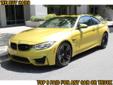 2015 BMW M4 Base - $63,998
More Details: http://www.autoshopper.com/used-cars/2015_BMW_M4_Base_Bellevue_WA-66761498.htm
Click Here for 15 more photos
Miles: 12697
Engine: 3.0L Twin Turbo I6 4
Stock #: 332223
Platinum Auto Sales
800-335-2629