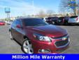 2015 Chevrolet Malibu LTZ - $22,999
Ask us about the MILLION MILE warranty that comes on this Malibu. This is a nice 1 owner local trade in that has every available option. It comes equipped with the 2.0 turbo charged motor that has lots of power and gets
