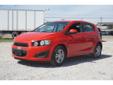 2015 Chevrolet Sonic LT Auto - $13,400
2015 CHEVROLET SONIC WITH LOW MILEAGE, BLUETOOTH AND WIFI CAPABLE,ONE OWNER, VERY CLEAN AND GREAT CAR!! CLEAN CARFAX, COME ON IN FOR A TEST DRIVE!!!, Rear Brakes, Ventilated Disc, Seatbelts, Emergency Locking