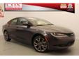 2015 Chrysler 200 S - $19,998
***CARFAX AVAILABLE*** and ***NAVIGATION***. AWD, Black w/Leather Trimmed Bucket Seats or Premium Leather Trimmed Ventilated Seats, and Dual-Pane Panoramic Sunroof. Cox Toyota Scion is very proud to offer this good-looking