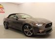 2015 Ford Mustang V6 - $24,988
***ONE OWNER CARFAX CERTIFIED***, ***NON SMOKER***, and *LIFETIME ENGINE WARRANTY (Non-Factory Lifetime Limtied Warranty, good at participating dealerships. 2D Convertible. Please don't hesitate to give us a call! We value