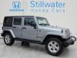 2015 Jeep Wrangler Unlimited Sahara - $32,750
Stillwater Honda Cars means business! SUV buying made easy! Don't pay too much for the SUV you want...Come on down and take a look at this good-looking and fun 2015 Jeep Wrangler. This terrific Wrangler will