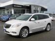 2016 Buick Enclave Premium - $42,700
More Details: http://www.autoshopper.com/new-trucks/2016_Buick_Enclave_Premium_Tacoma_WA-62661006.htm
Click Here for 14 more photos
Miles: 25
Engine: 3.6L V6 288hp 270ft.
Stock #: B6037
Gilchrist Buick Chevrolet GMC