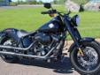 110 Cubic Inch, blacked-out Softail Slim-S, in Vivid Black, of course!
M.S.R.P. Â  $18,499
New for 2016 is the limited edition Softail Slim-S! This awesome machine delivers BIG Torque from the Screamin? Eagle 110B engine that comes stuffed under the tank,