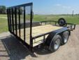 .
2016 Other Tandem Axle Utility
$1660
Call (903) 354-0898 ext. 9
AAA Trailer Sales
(903) 354-0898 ext. 9
17371 Hwy 82 W.,
Petty, TX 75470
2016 Utility Trailer 83" X 12' 2-3500lb Axles 2-Idler EZ Lube Dexter2 X 3 X 3/16" Angle Frame4" C Channel Wrap